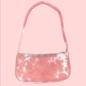 Valentines Day Pink Tie Dye Purse